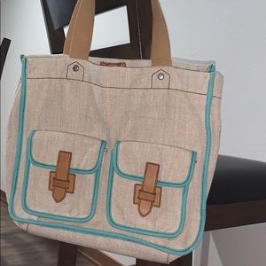 Fossil canvas bag